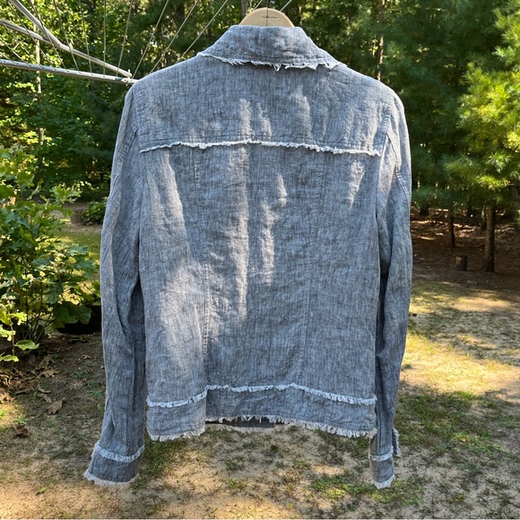 Carré Noir 100% Linen Jacket - Picture 2 of 16